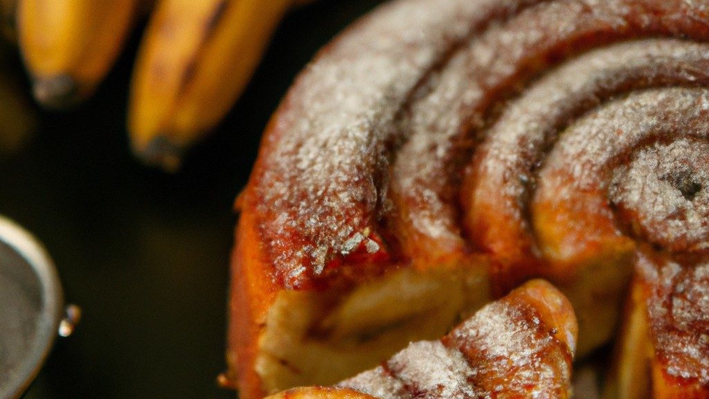 Torta De Banana Com Doce De Leite Na Airfryer