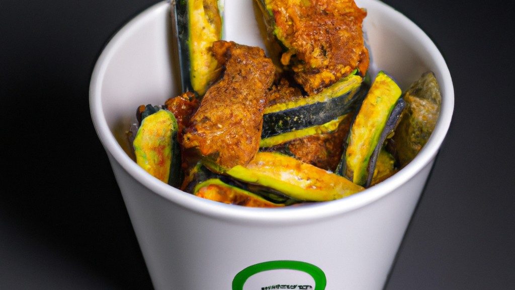 Zucchini Fries Na Airfryer (Batata Frita De Abobrinha)