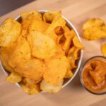 Receitas Chips Receita Deliciosa Na Airfryer 2 Chips Crocantes na Airfryer