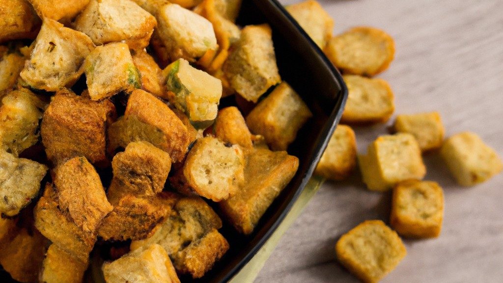 Croutonscroutons De Pao Branco Receita Deliciosa Na Airfryer