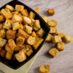 Croutonscroutons De Pao Branco Receita Deliciosa Na Airfryer 2 Croutons de Pão Branco