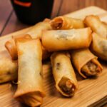 Aperitivos Harumaki na Airfryer