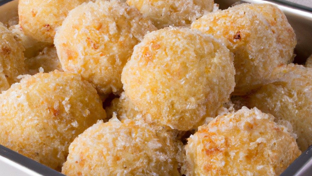 Petiscosbolinho De Arroz Receita Deliciosa Na Airfryer
