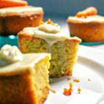 Sobremesas Tortinhas Cenoura Receita Deliciosa Na Airfryer 2 Tortinhas de Cenoura feitas na Airfryer