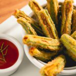 Receitas Quiabo Receita Deliciosa Na Airfryer 2 Quiabo Feito na Airfryer