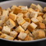 Croutons Croutons De Pão Branco Receita Deliciosa Na Airfryer 2 Croutons de Pão Branco