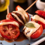 Aperitivos Tomatinho Caprese Receita Deliciosa Na Airfryer 2 Aperitivo de Tomatinho Caprese