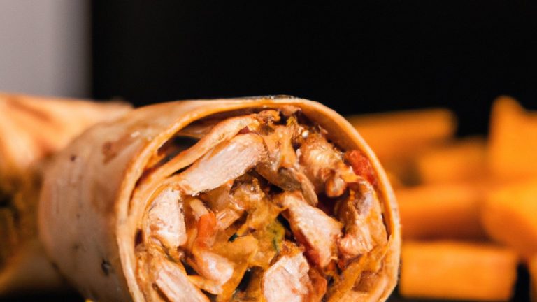 Wrap Frango Laranja Receita Deliciosa Na Airfryer