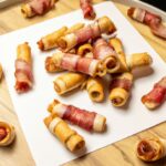 Rolinhos de Presunto e Queijo na Airfryer