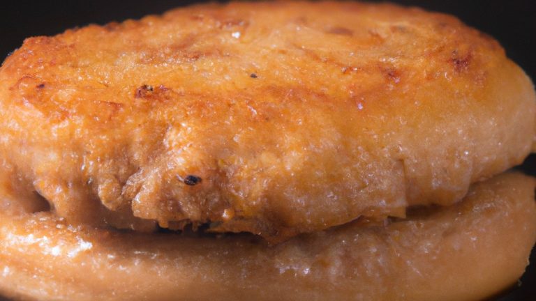Hambúrguer De Frango Na Fritadeira Sem Óleo