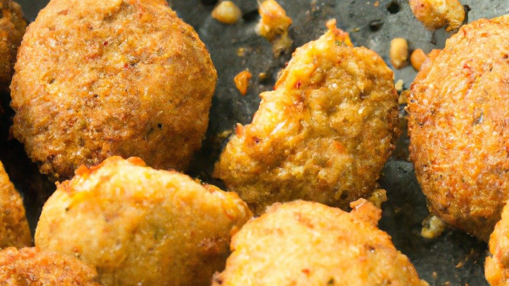 Falafel De Grão-De-Bico Na Fritadeira Sem Óleo