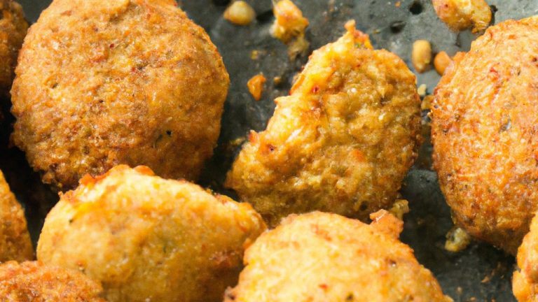 Falafel De Grão-De-Bico Na Fritadeira Sem Óleo