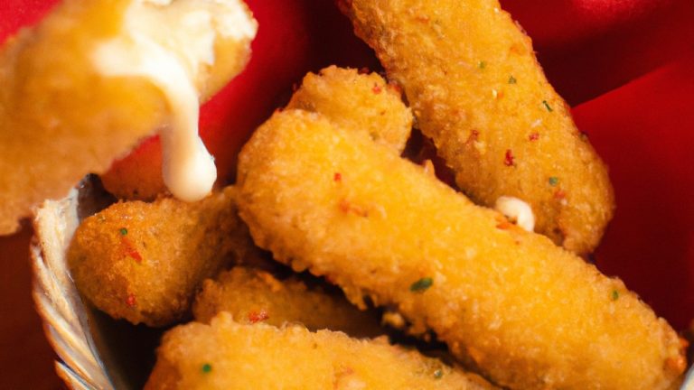 Mozzarella Sticks Na Fritadeira Sem Óleo