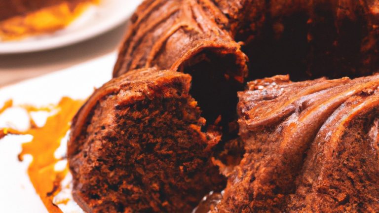 Bolo de Cenoura com Cobertura de Chocolate na Airfryer