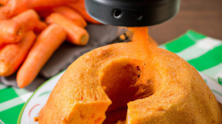 Bolo de Cenoura Low Carb na Airfryer