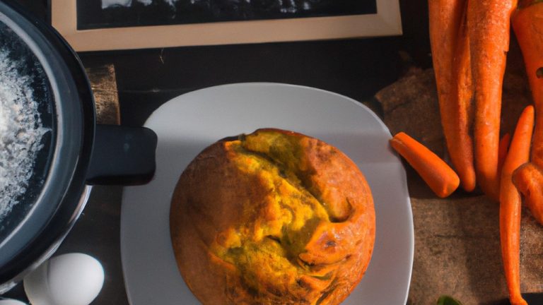 Bolo de Cenoura com Coco na Airfryer