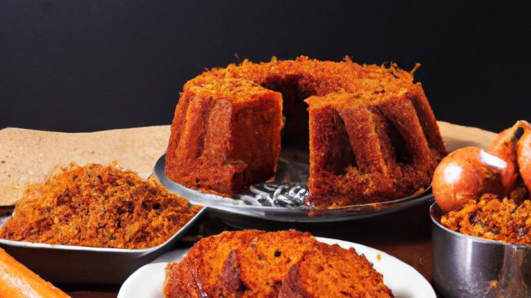 Bolo de Cenoura com Especiarias na Airfryer