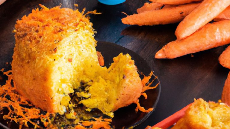 Bolo de Cenoura com Passas na Airfryer