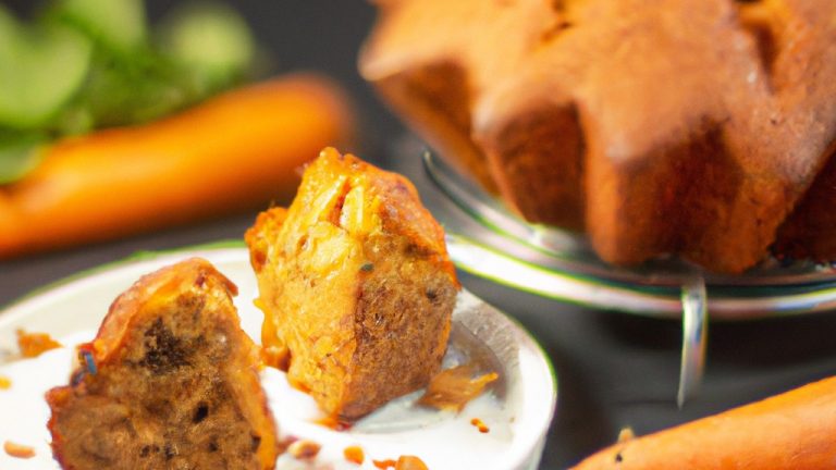 Bolo de Cenoura com Damasco na Airfryer