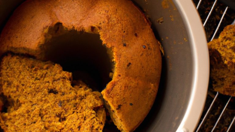 Bolo de Cenoura com Aveia na Airfryer