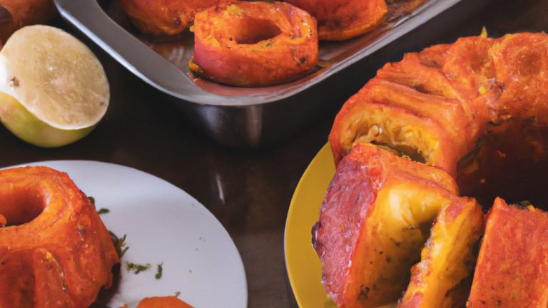 Bolo de Cenoura com Manga na Airfryer