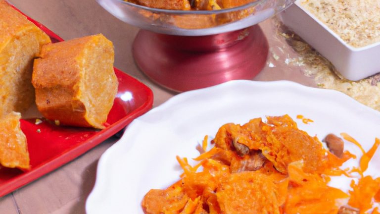 Bolo de Cenoura com Amêndoas e Mel na Airfryer