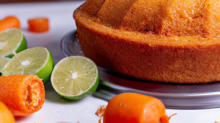Bolo de Cenoura com Limão na Airfryer