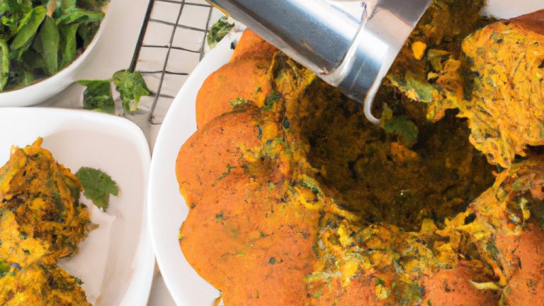 Bolo de Cenoura com Hortelã na Airfryer