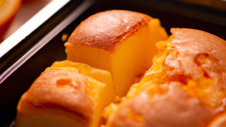 Pudim de Pão com Laranja na Airfryer