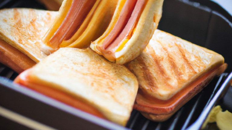 Sanduíche de Queijo na Airfryer
