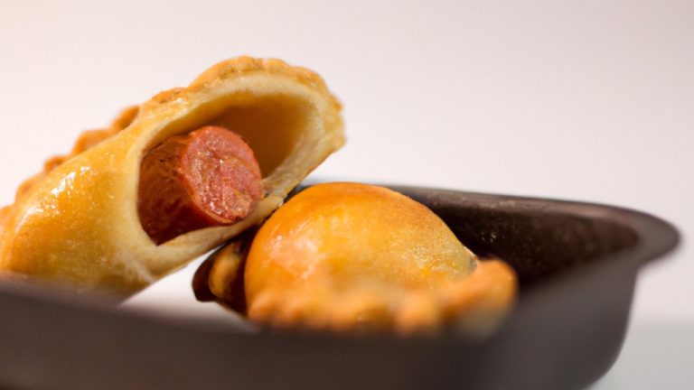 Salsicha Empanada na Airfryer