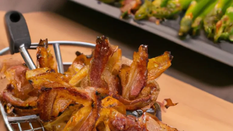 Descubra o Segredo dos Aspargos Crocantes com Bacon na Airfryer!