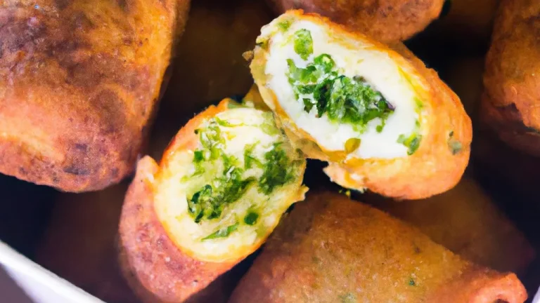 Descubra o segredo para fazer bolinho de espinafre com queijo em apenas 10 minutos!