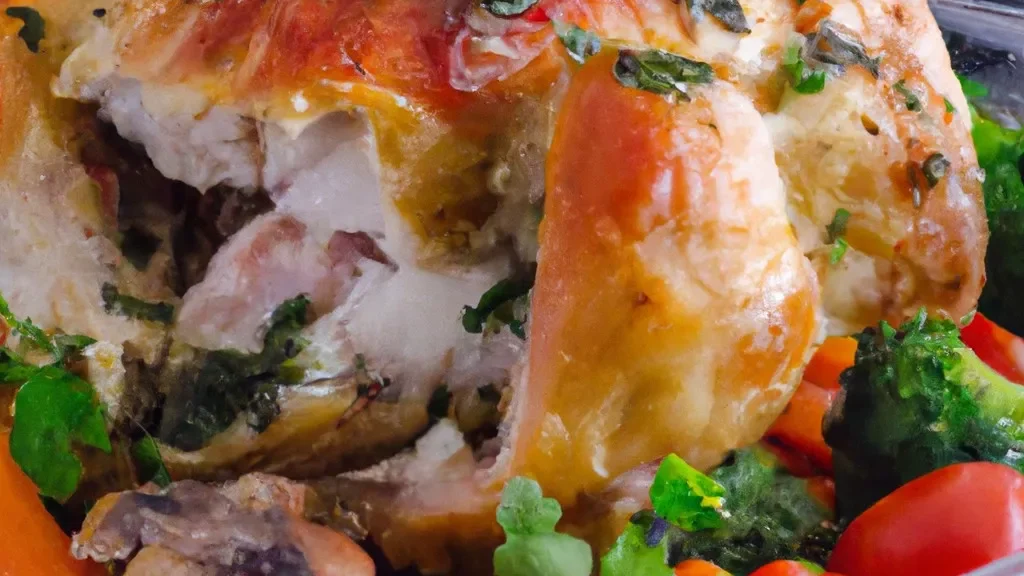 jantar na airfryer frango recheado com ervas e legumes 1294baa3