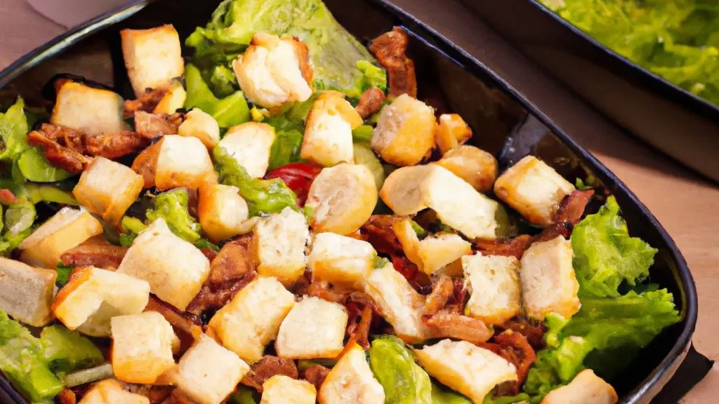 salada caesar na airfryer uma del cia aprenda como fazer 50454601