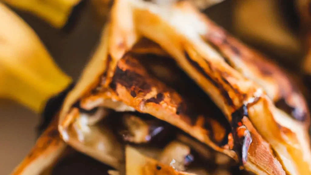 tortinha de massa folhada com banana e chocolate na airfryer 10f6dc4a