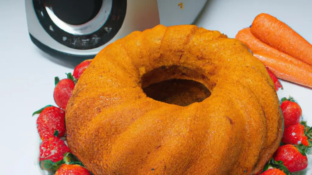 bolo de cenoura com morangos na airfryer b77522c3