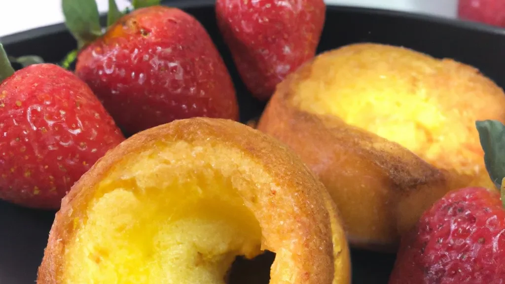 pudim de p o com morangos na airfryer 114745b3